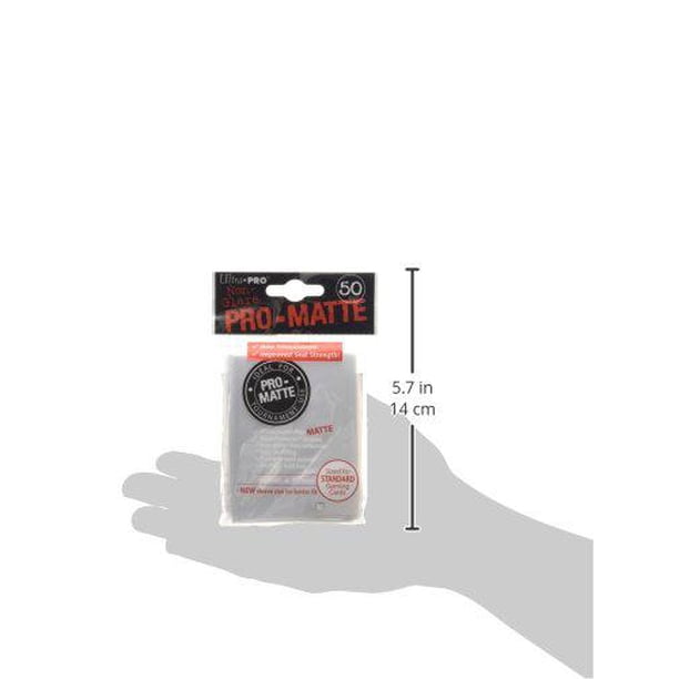 50 Ultra Pro CLEAR PRO-MATTE Deck Protectors Sleeves Standard Size