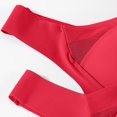 thumbnail image 3 of ManxiVoo Wireless Comfort Bras Full Coverage Minimizer with Adjustable Straps and Side Support for Everyday Wear Smooth T-Shirt Design XXXXXXL Size Red, 3 of 7