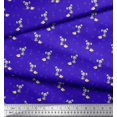 thumbnail image 3 of Soimoi Modal Satin Fabric Footprint,Cheese & Rat Kids Print Fabric by Yard 42 Inch Wide, 3 of 3