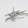 thumbnail image 2 of Pack of 10 Ball Inflating Needles Set Air Pumping Accessories Portable Football Inflatable Pump Pin Stainless Steel Gym Bike Air Valve Nozzle Replacement, 2 of 8