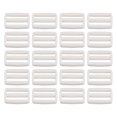 thumbnail image 1 of Unique Bargains White Tri-Glide Slide Buckles Webbing Strap Fastener (100 Pack), 1 of 5