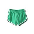 thumbnail image 1 of MAWCLOS Bas pour Femmes Taille Élastique Mini Pantalon Couture de Couleur Short Décontracté Sport Extensible Vert TG, 1 of 2