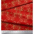 thumbnail image 3 of Soimoi Poly Georgette Fabric Filigree Damask Printed Craft Fabric by the Yard 42 Inch Wide, 3 of 3