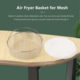 thumbnail image 3 of Air Fryer Basket for Mesh Steamer Basket for Ninja Foodi 6.5, 8Qt,Air Fryer Basket,Air Fryer Crisping Basket with Handle, 3 of 5