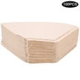 thumbnail image 4 of Fan-Shaped Wood Pulp Material Safe Filter Paper, Coffee Filters, For Coffee Cups Flat Bottom Filter Cups, 4 of 8