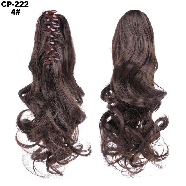 KUIZAP Extensions de Cheveux Queue de Cheval Extra Épaisse avec Pince pour Femmes (4)