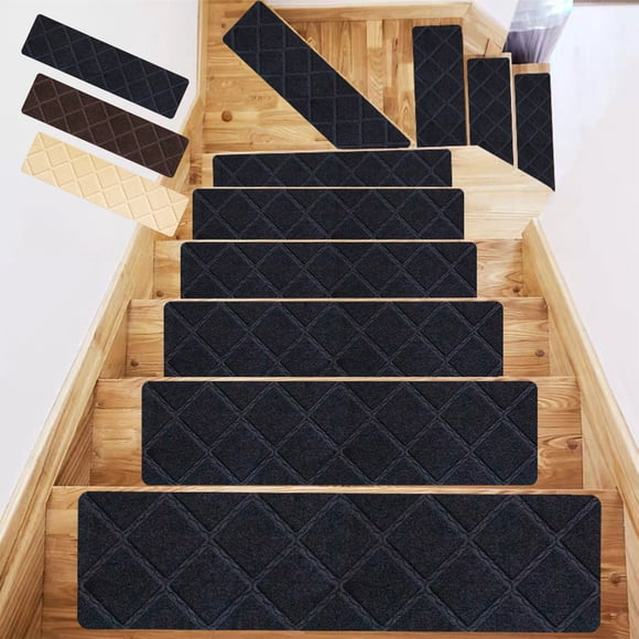 Jusqu'à 65 % de Rabais! Gspmoly Marches d'Escalier en Tapis Antidérapantes 30 X 8 Po Tapis Non Glissant Résistant au Glissement Coureur Intérieur pour Enfants Aînés et Animal de Compagnie avec Adhésif Réutilisable Facile à Nettoyer jusqu'à 65 % de Rabais