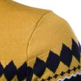 thumbnail image 4 of IROINNID Chandail à Col Rond pour Hommes Manches Longues Mi-Long Rayures Chandail de Loisirs Chandail d'Hiver, 4 of 4
