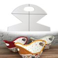 thumbnail image 4 of facefd Acrylic Bowl Wrap Cookies Basket Template for Sewing Patchwork Ruler 10 inch, 4 of 9
