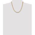 thumbnail image 2 of 14k Yellow Gold 20 Inch 5.5mm Silky Herringbone Chain Necklace Pendant Charm, 2 of 9