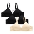 thumbnail image 1 of Plebaso Bras for Women Wireless Push up Bralettes Full Coverage Padded Womens Everyday Bras Multipacks, 1 of 4