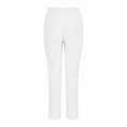 thumbnail image 2 of Innerwin Palazzo Pant High Waist Ladies Harem Pants Beach Solid Color Boho Trousers White M, 2 of 3