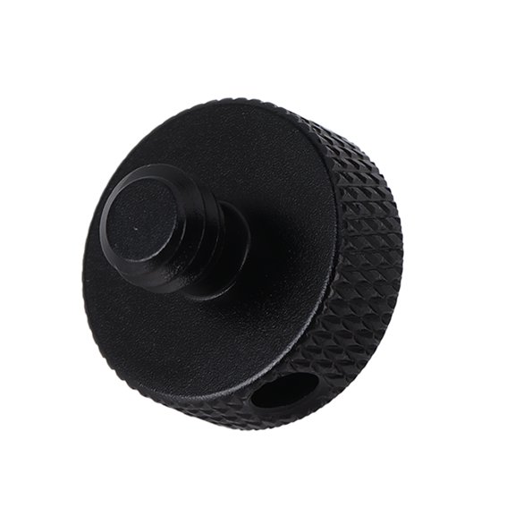 1/4in Camera Screw Adapter Mount, Rust Proof Camera Screw Adapter Aluminum Alloy 3.5mm Round Hole  For Tripod Black,Silver