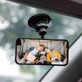 thumbnail image 1 of 360-Degree Rotating Baby Car Mirror with Suction Cup - HD Wide View Rear Seat Monitor for Safe Driving, 1 of 6