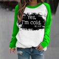 thumbnail image 1 of Chandails à Capuchon Mode pour Femmes 2023 T-shirt Imprimé Blouse à Manches Longues Col Rond Hauts Décontractés Chandail 50 % de Rabais Liquidation Costumes d'Halloween/Noël, 1 of 5