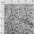 thumbnail image 2 of oneOone Viscose Jersey Gray Fabric Floral Craft Projects Decor Fabric Printed By The Yard 60 Inch Wide, 2 of 4