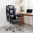 thumbnail image 2 of HOMCOM Office Chair, 400 lbs Big and Tall Desk Chair with Shaped Foam, 2 of 10