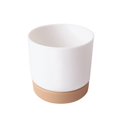 thumbnail image 1 of Small White Ceramic Planter Mini Flower Containers Indoor With Drainage Hole For Succulents Or Cactus Large/small Au19 21, 1 of 1