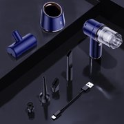 Suncoda Vacuum Cleaner, Cleaning Supplies Car Vacuum Cleaner, Handheld Vacuum Cleaner High Power Vacuum Cleaner with Multi-Nozzle and Floor Brush for Vehicle/Office/ Pet Hair.