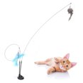 thumbnail image 3 of Suction Cat Feather Wand Toy Suction Cat Teaser Stick Toy Interactive Cat Teaser Wand Toy, 3 of 7