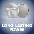 thumbnail image 3 of Panasonic CR2032 3 Volt Lithium Coin Battery (100 Batteries), 3 of 8