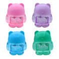 thumbnail image 3 of U Style Bear-Shaped Pastel Pencil Sharpeners, 4 Pack, 3 of 4