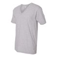 thumbnail image 3 of Fine Jersey V-Neck Tee, XS, Heather Grey, 3 of 4