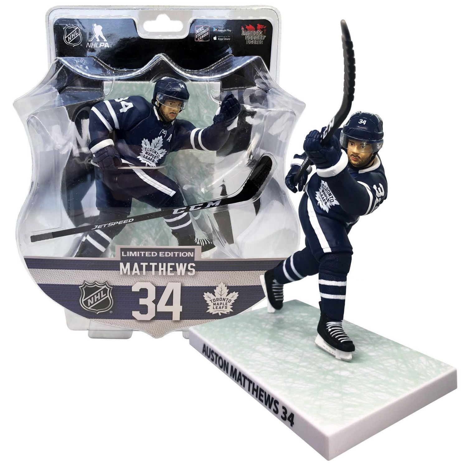 NHL Figures - Auston Matthews - Toronto Maple Leafs - 6 Inch Figure
