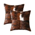 thumbnail image 1 of TORINO QUATTRO COWHIDE PILLOW 18"X18" 2-PACK, 1 of 2