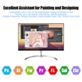 thumbnail image 3 of Cacagoo 10x6 Inch Graphics Drawing Tablet 5080LPI 8192 Levels Battery-Free Stylus Black, 3 of 7