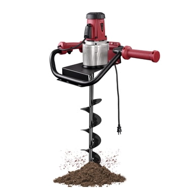Yescom Electric Auger Post Hole Digger with 6" Earth Auger Drill Bit for Planting 1500W 2HP Powerhead Garden Fence Digging Tools YES0617