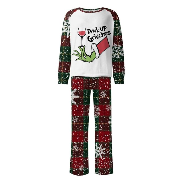 Pyjamas de Noël Assortis pour Hommes Ensembles de Pyjamas de Vacances pour la Famille