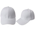 thumbnail image 1 of Pxiakgy Baseball Cap Blank Hat Solid Color Hat White One size, 1 of 3