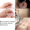 thumbnail image 3 of HAHADAXA Stylo d'Acupuncture, Double Tête en Acier Inoxydable Portable Outils de Réflexologie Faciale Outil de Massage des Doigts Stylo de Réflexologie pour Tissus Profonds, 3 of 7