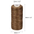 thumbnail image 3 of Unique Bargains Pale Brown Polyester Waxed Leather Sewing Thread, 55 Yards, 3 of 6