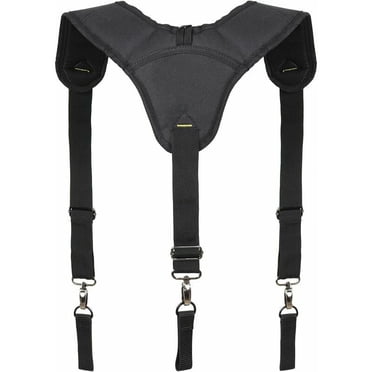 Tool Belt Adjustable 3-Point Padded Suspenders for Carpenter and Electrician Work