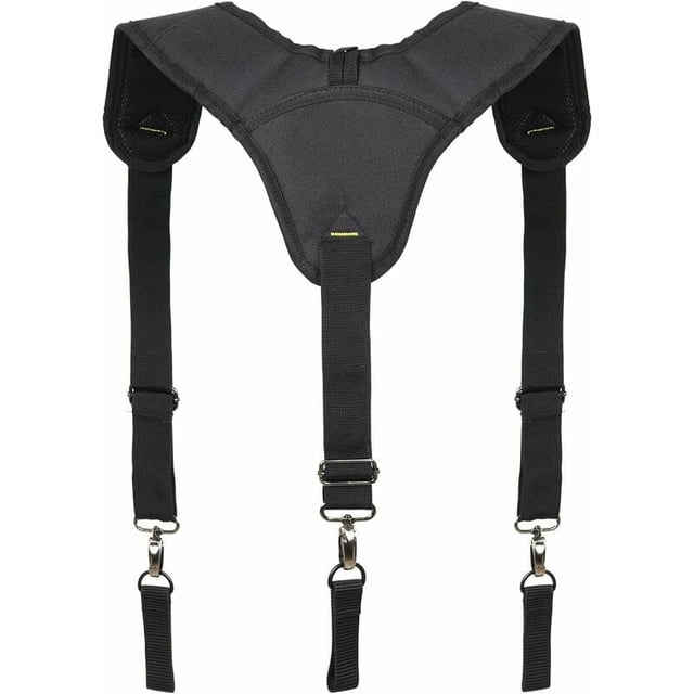 Tool Belt Adjustable 3-Point Padded Suspenders for Carpenter and Electrician Work