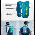 thumbnail image 4 of AONIJIE Sac à Dos d'Hydratation de Course avec Vessie de 1,5 L, Gilet d'Hydratation Ajustable et Léger pour la Randonnée, le Cyclisme, la Course, le Marathon, 4 of 5