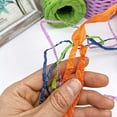 thumbnail image 4 of 1 Rouleau Raffia Yarn Décoratif Largement Appliqué Emballage Cadeau Fil de Papier d'Emballage en Paille de Raphia pour Bricolage, 4 of 7