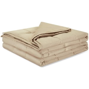 Couverture pondérée pour les enfants et les adultes avec anxiosité coton sensoriel mieux dormir - 60"*80" 15lbs Béige