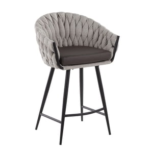 Tabouret de comptoir de hauteur Matisse tressé de LumiSource