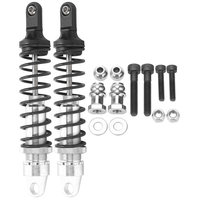 Amortisseur à Ressort RC, 173mm RC Voiture Haute Résistance Conception Raisonnable Absorption des Chocs RC Pièces de Voiture pour 94050 Essence hors Route 1/5 RC Voiture Argent