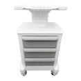 thumbnail image 1 of Mobile Trolley Cart ABS Material Portable Mobile Cart 3 Drawers for Dental, 1 of 10
