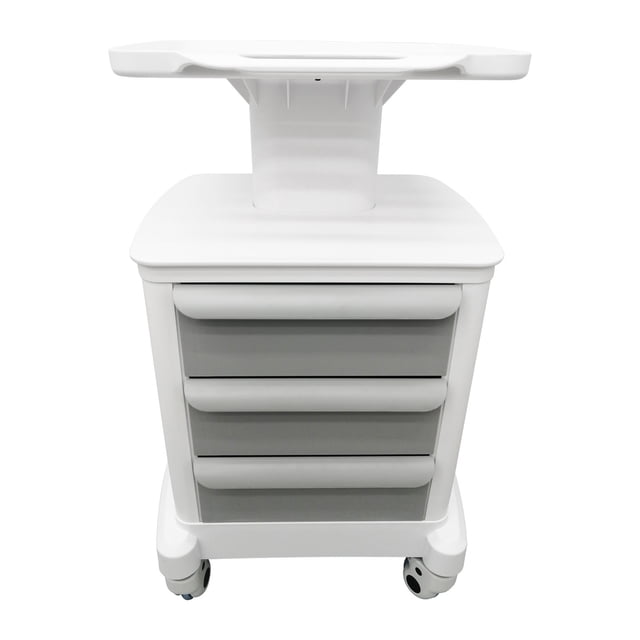 Mobile Trolley Cart ABS Material Portable Mobile Cart 3 Drawers for Dental