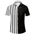 thumbnail image 1 of Birdeem Chemise à Manches Courtes pour Hommes, Confortable et Respirante, Col Rabattu, 1 of 4