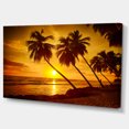 thumbnail image 3 of Design Art - Coucher de Soleil sur la Plage de l'Île de Barbados, 3 of 4