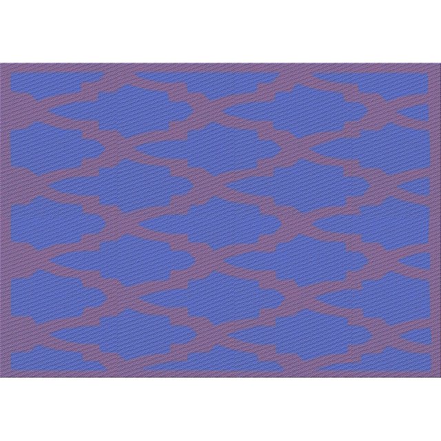 Ahgly Company Machine Washable Indoor Rectangle Transitional Light Slate Blue Area Rugs, 4' x 6'