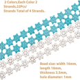 thumbnail image 3 of CHUANK 9Strands 843Pcs Baking Paint Glass Beads Strands 4/6/8mm Faceted Lilac Rondelle Crystal Glass Beads Pearl Luster Plated Loose Beads for Jewelry Making, 3 of 9