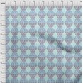 thumbnail image 4 of oneOone Polyester Spandex Sky Blue Fabric Asian Traditional Block Sewing Material Print Fabric By The Yard 56 Inch Wide, 4 of 4