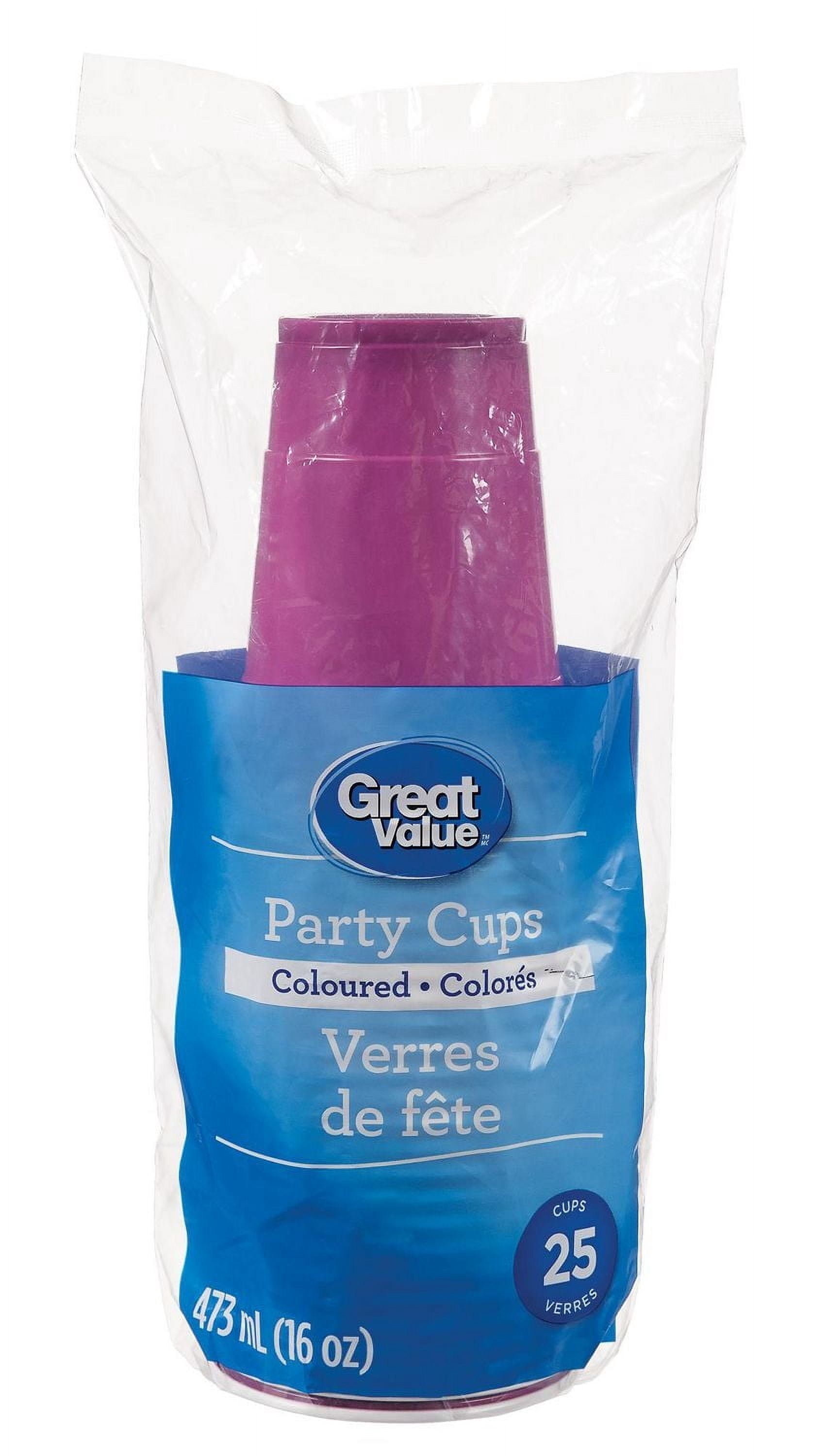 Great Value Verres de Fête, 25 Verres